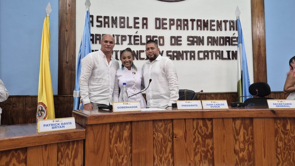Girley Ordóñez se posesionó como gobernadora del Archipiélago
